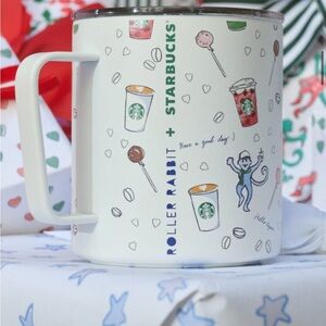 Starbucks Roller Rabbit coffee travel Mug with Colorful Design